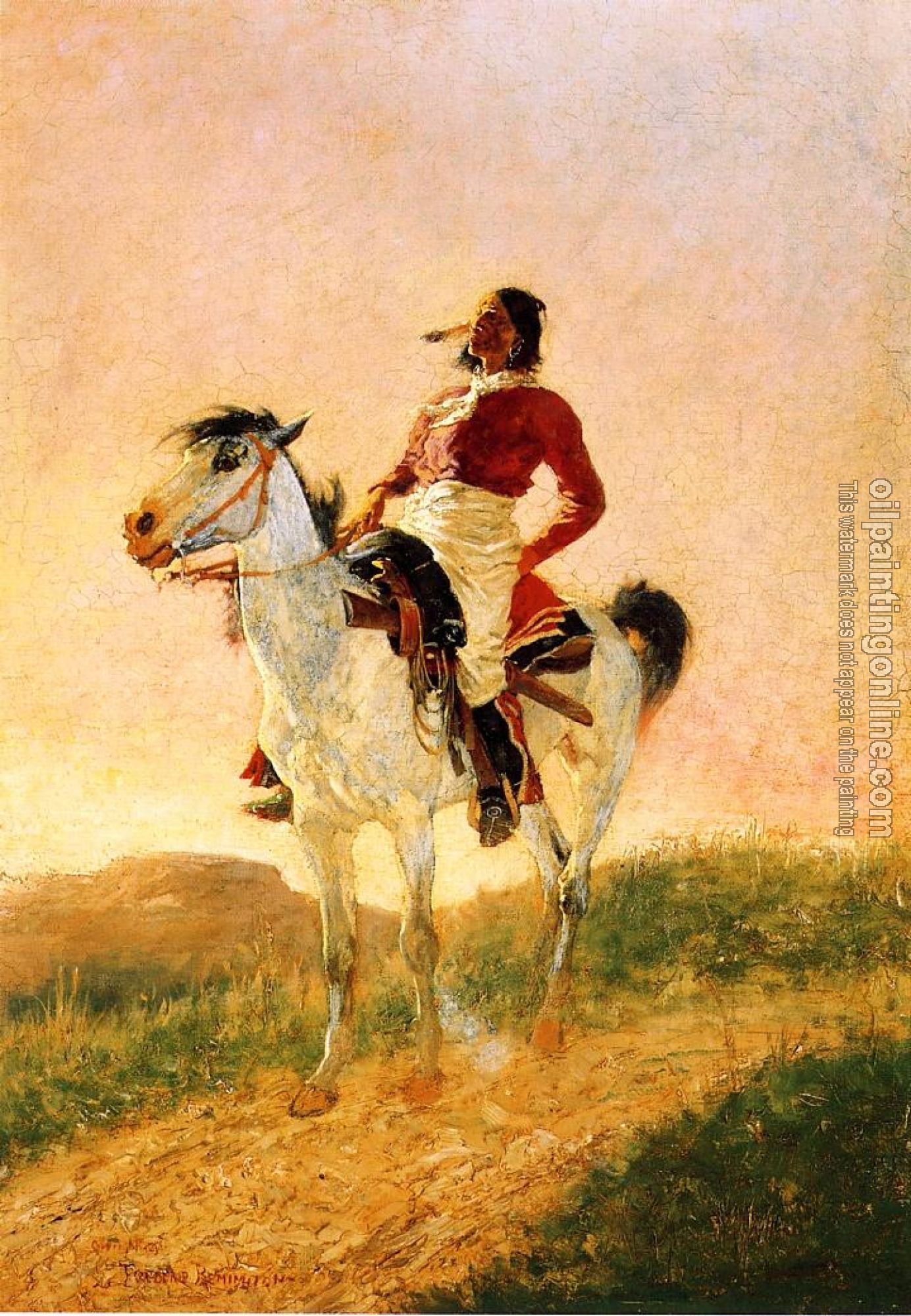 Frederic Remington - Modern Comanche